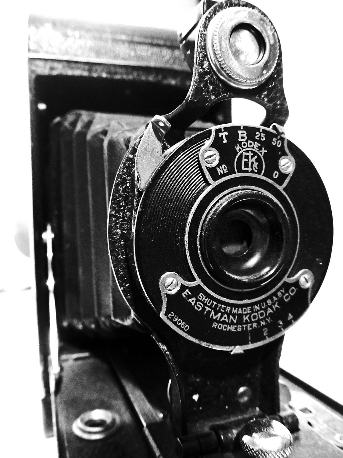 Vintage antique camera print Eastman Kodak 8x10 by BrushandPixel