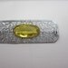 Yellow and Silver Art Deco Filigree Brooch 1930s