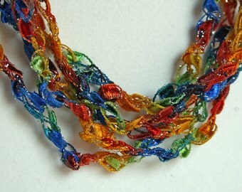 Fiesta - Crocheted Necklace