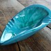 Vintage Aqua Turquoise Ceramic Soiree Ashtray