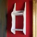 Beach Cottage Wood Shelf white shabby chic