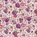 Fat eighth Felicite Liberty of London pink and purple rose trail traditional floral Liberty print