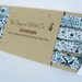 Star bias binding, 'Adelajda' Liberty print, 3 yds double fold blue and white Liberty print bias tape