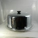 Vintage Cake Plate Chrome Dome