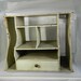Desk Organizer Chippy Pale Sage Green Wooden