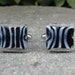 Zebra Stripe Cufflinks