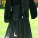 black sheer skirt size large