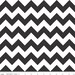 Black and White Chevron Cotton Fabric by Riley Blake Designs - 1/2 Yard
