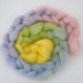 Spinning Fiber Pastel Wool Roving, Shetland Merino Sea Cell - Spring Fling 100g