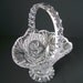 Lead Crystal Basket - Hofbauer Byrd (Bird) Basket STUNNING