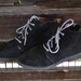 Vintage Black Suede Desert Boots by Danexx, Womens 8