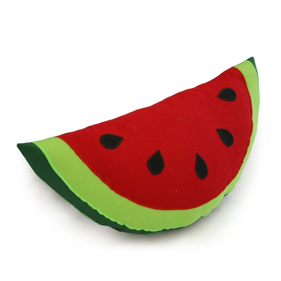 watermelon plush pillow