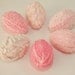 Spring / Easter Eggs - Vintage Pink Chenille - Decoration