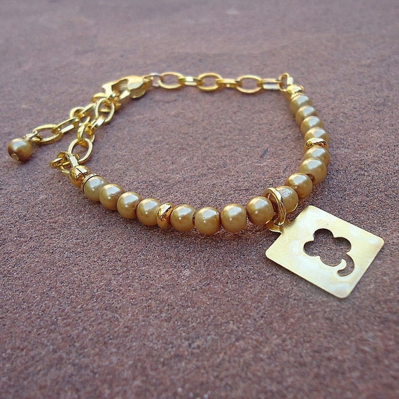 Children's Pearl Bracelet Jewelry Gold Little Girls