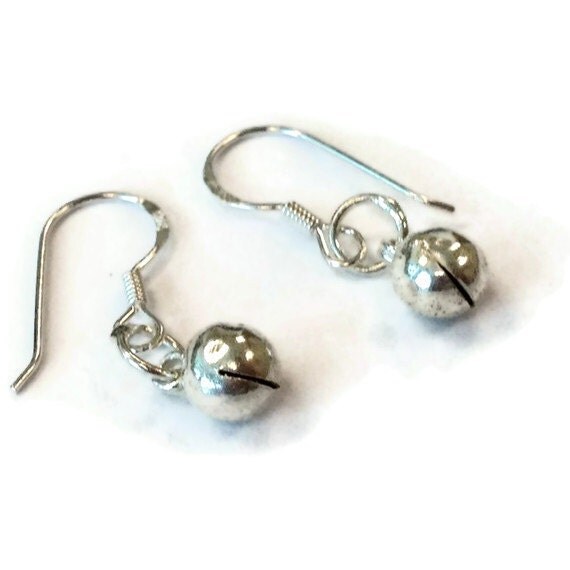 Bell Earrings Sterling Silver Earrings by prettylittlepretties