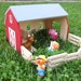 Barn Playset with Paint Kit (Wood-Burned Door)