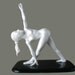 READY To Be Dispatched! Yoga, Gymnastics, Sculpture, Pearl Coloured/ white