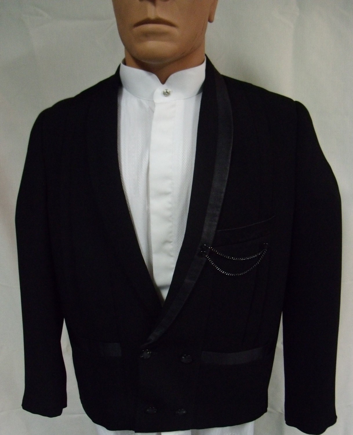 Vintage Mens Christian Dior Bolero Tuxedo Dinner Jacket with