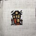 Completed Cross Stitch Picture - Prairie Schooler - Halloween Haunted House