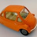 Vintage British Corgi Toys No. 233 Orange Trojan Heinkel Bubble Diecast Car