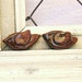 Little Bird Ceramic Beads in Rustic Burnt Orange (2) Handmade bridal shower hostess gift