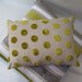 12" x 16" Cushion Cover: VENETO SPOT FABRIC -Citrine (Lime) Velvet, Lumber / Rectangle Cushion cover.