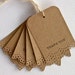 Wedding Favor Gift Tags Escort Place Cards Set of 50
