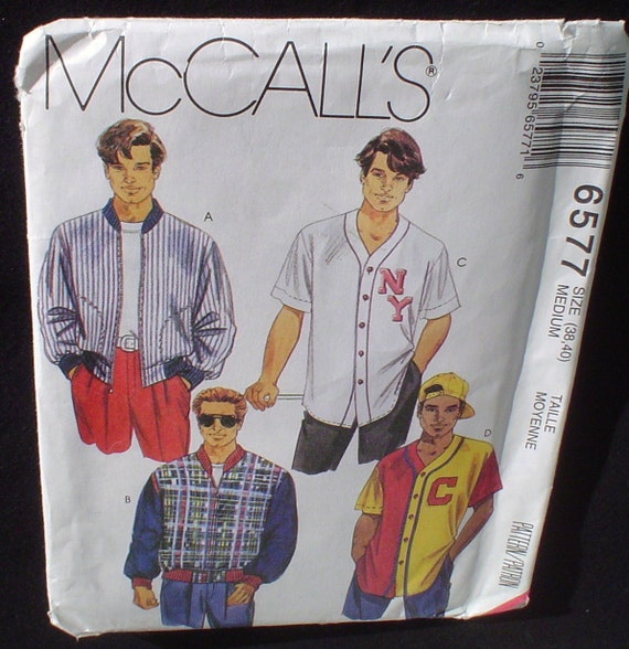 Men's Baseball Jacket Pattern