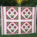 VIP Cranston Print Works Cotton 8 Panels Or 4 Pairs Of Flower Basket Pillow Panel Quilting Classics