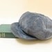 Vintage Blue Color Suede Leatehr Hat
