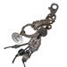 OOAK Gifts for Men, Be Free Upcyled Recycled Art Keychain or Purse Jewelry