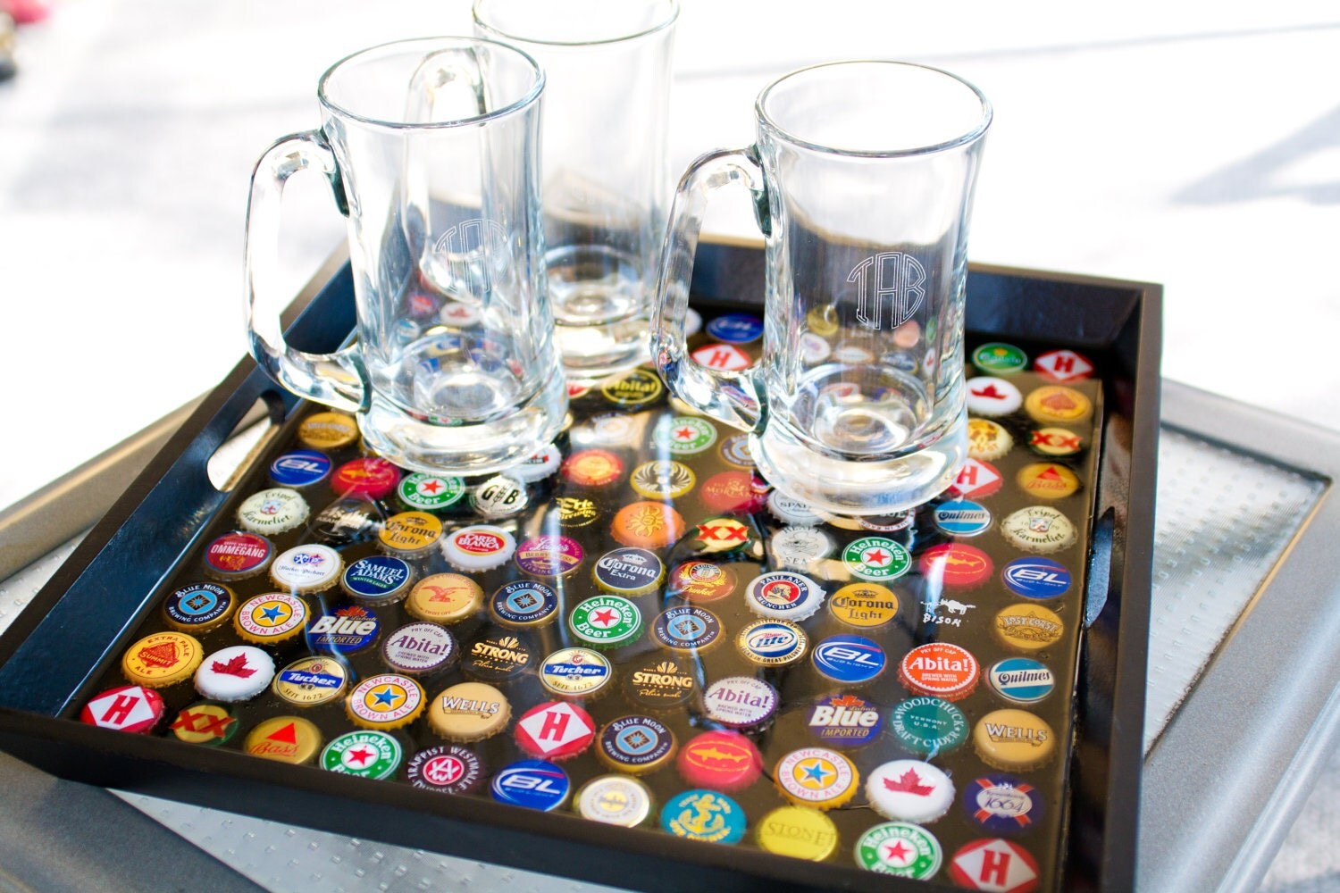 Bottle Cap Serving Tray