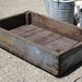 Rustic Primitive Wooden Fruit Box Apple Crate Weathered Wood Farmhouse Chic