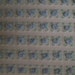Morgan Jones BLUE ROSEBUD Vintage Chenille Bedspread Fabric 24" X 24"