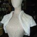 CLEARANCE Faux Fur Bolero IVORY size S & custom order also available