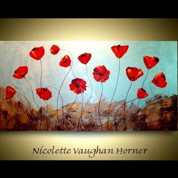 ORIGINAL XLarge Deep gallery wrap canvas textured modern