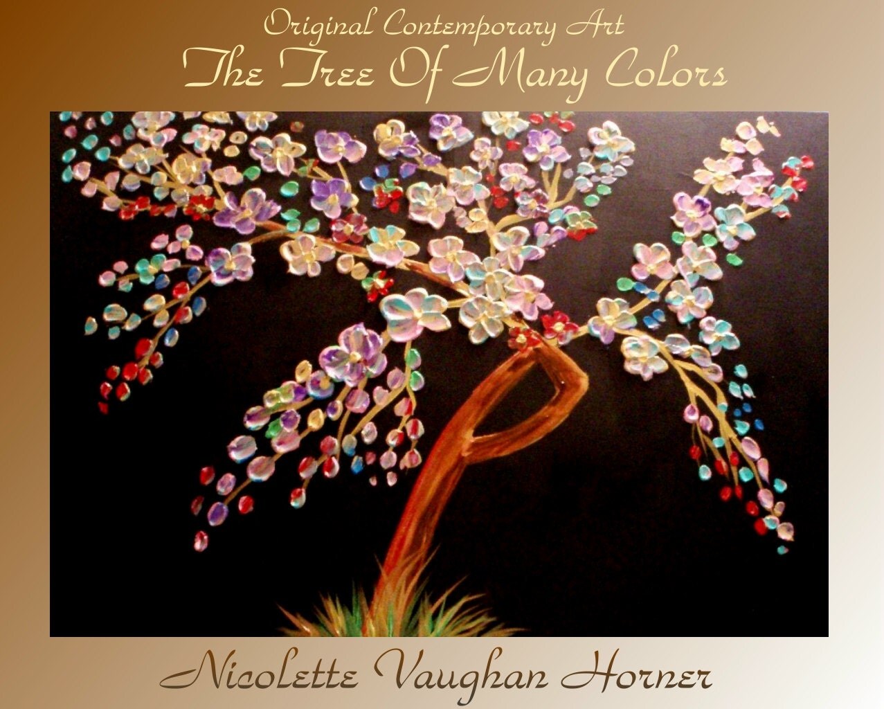 SALE ORIGINAL XLarge deep gallery wrap canvasContemporary