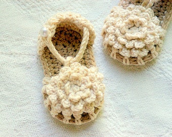 CROCHET PATTERN 101 - PDF Instant Download - Crochet Baby Shoe Pattern - Simply Summer Sandals - Baby Sandal Pattern girl and boy version L