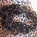 Vintage Chunky Necklace Black Lucite Rockabilly 1980's Jewelry Mad Men Mod