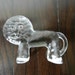 Kosta Boda Lion - Art Glass Figurine - Crystal Paperweight