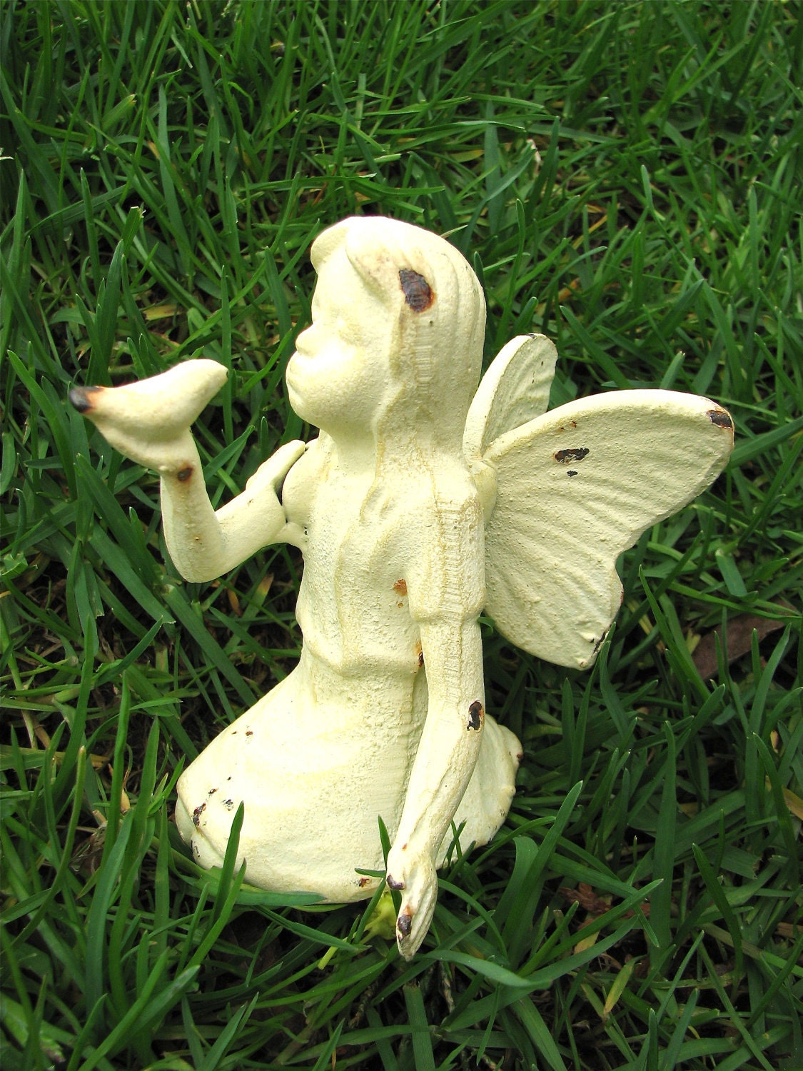 cast iron fairy garden ornament