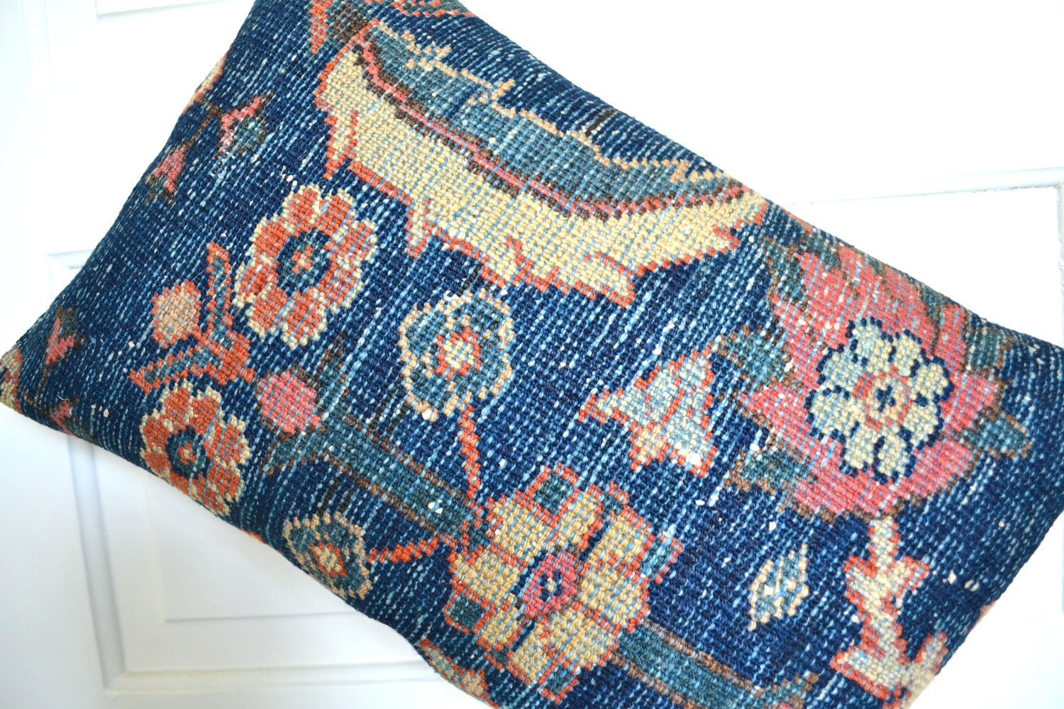 Persian Rug Pillow Kilim Pillows Oriental Carpet Cushion