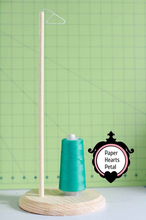 Wood Sewing Thread Spool Holder for Any Sewing Machines