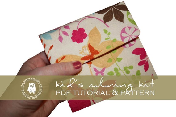 Kids Coloring Kit PDF Tutorial & Pattern