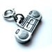 Pewter/Silver Charm- Boom Box, Radio, Stereo, Cassette Player with clasp