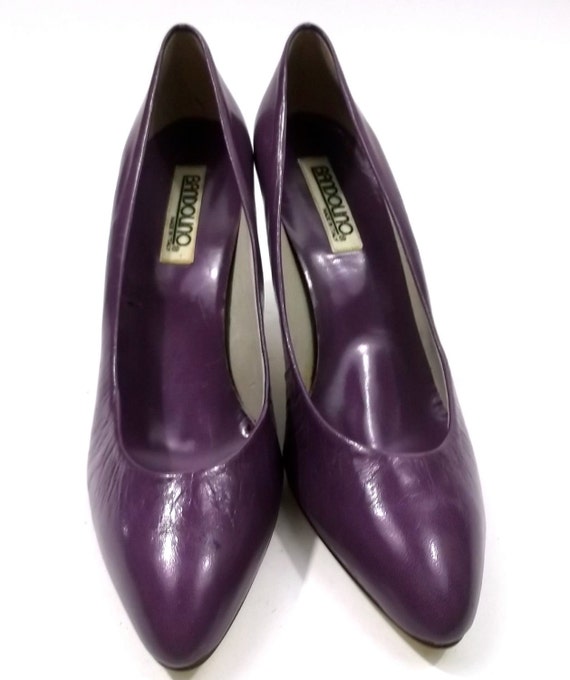 eggplant high heels eggplant purple bandolino leather high heels womens shoe eggplant high heels eggplant purple bandolino leather high heels womens shoe