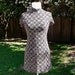 90s Mod Scooter Mini Dress// Floral Grunge Print // xs - small // womens vintage clothing