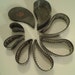 Reserved for suzzettet -- Unusual Antique Nesting Set/6 TearDrop Cookie Cutters