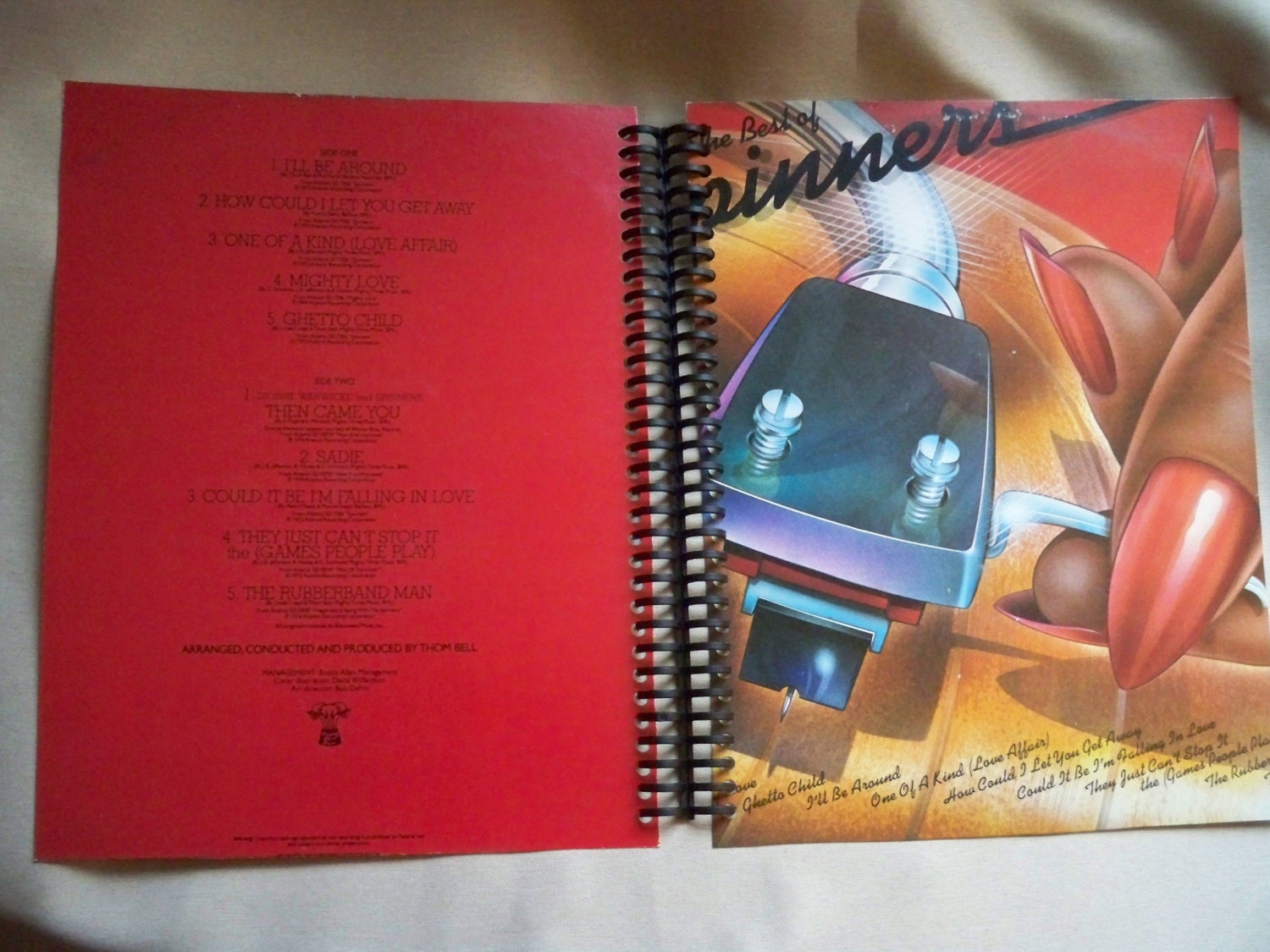 The Best of the Spinners album cover by ReallyCoolNotebooks