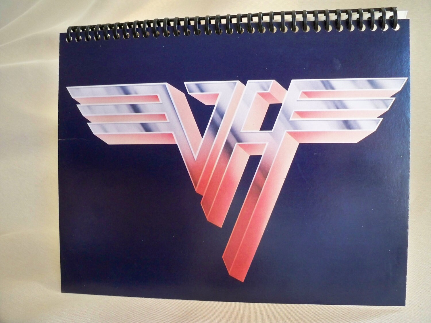 Van Halen II album cover notebook